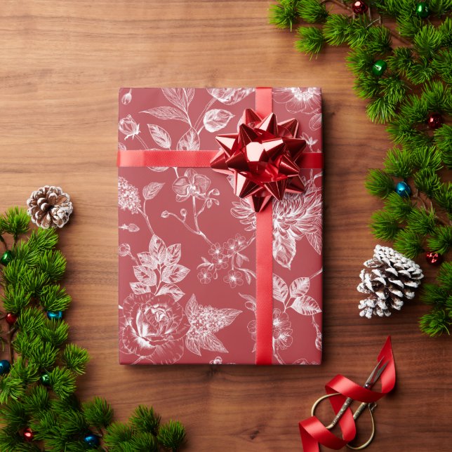 Botanisk jul  presentpapper (Julgåva)