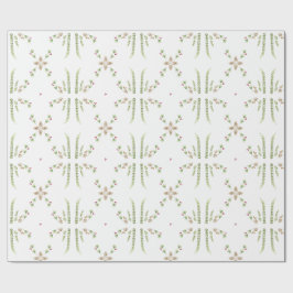 Botanisk jul presentpapper