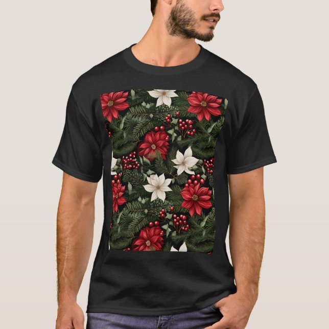 Botanisk jul t shirt (Framsida)