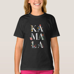 Botanisk Kamala Harris Röstning 2024 Blommig Välja T Shirt