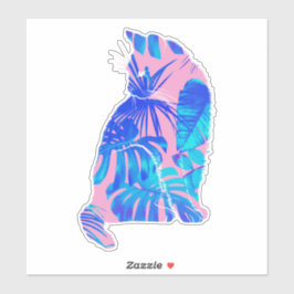 botanisk katt klistermärken