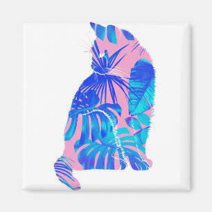 botanisk katt magnet