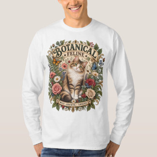 Botanisk Katt T-Shirt |