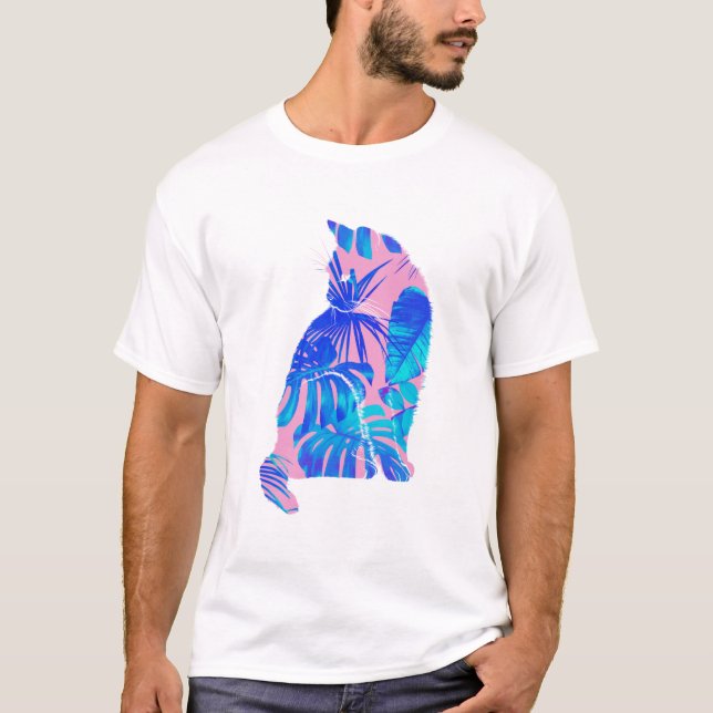 botanisk katt t shirt (Framsida)