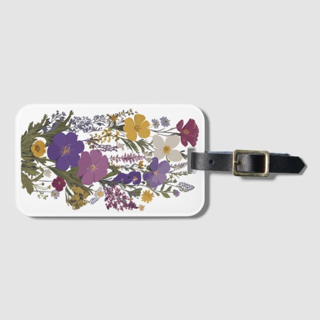 Botanisk konst bagagebricka (Framsida horisontal)