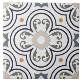 botanisk konst för Ornamental Mediterranean Kakelplatta