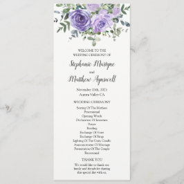 Botanisk Lila Blommigt Eucalyptus Program