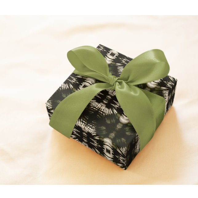 Botanisk Lyx | Palmblad Armygrön Designer Presentpapper (Skapare uppladdad)