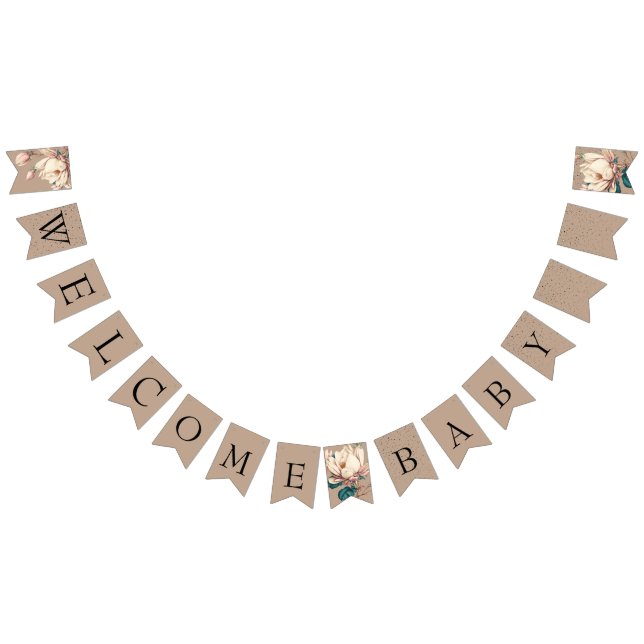 Botanisk magnolia-blommigt vimplar (Alla)