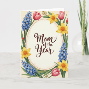 Botanisk Mamma Firande Kort