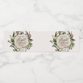 botanisk möhippa för boskapsuppfödning vattenflaskor etikett