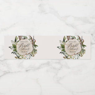 botanisk möhippa för boskapsuppfödning vattenflaskor etikett