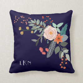 Botanisk Monogram Kudde