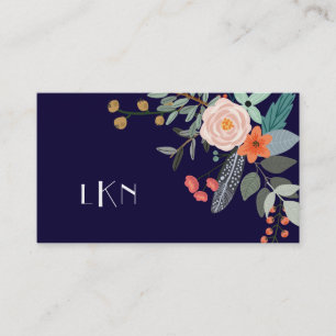 Botanisk Monogram Visitkort