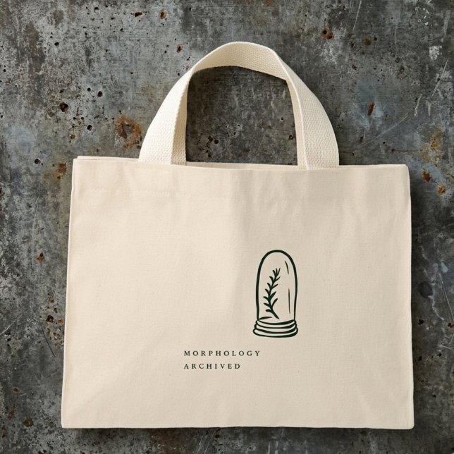 Botanisk Mörk Akademisk Trädgård Läsare Present Mini Tygkasse (Skapare uppladdad)