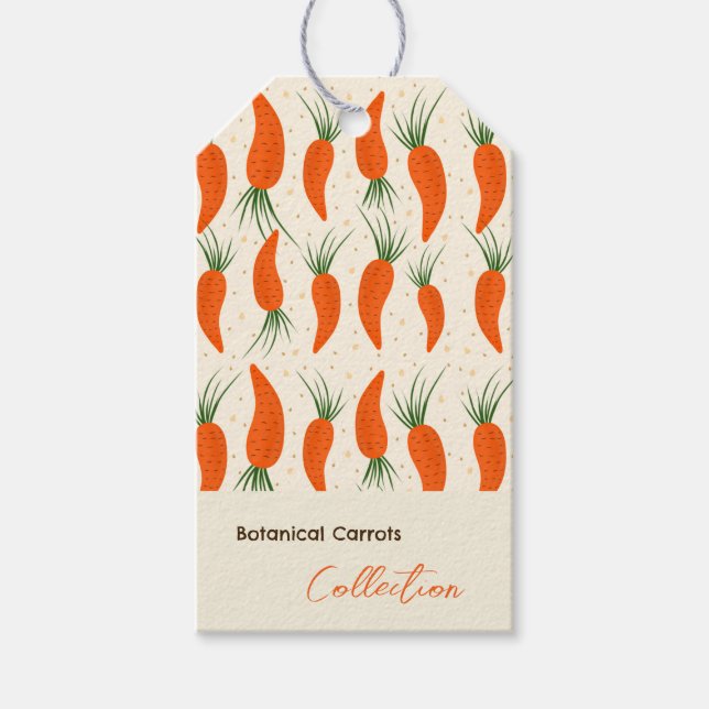 Botanisk Morotssamling Presentetikett (Framsidan)