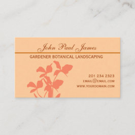 Botanisk Orchidblommigt illustration Visitkort