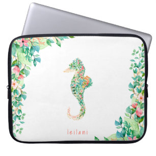Botanisk öSeahorse Laptop Fodral