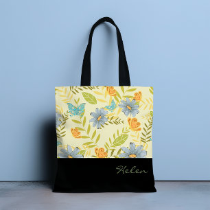 Botanisk Personlig Designer Tote Bag Tygkasse