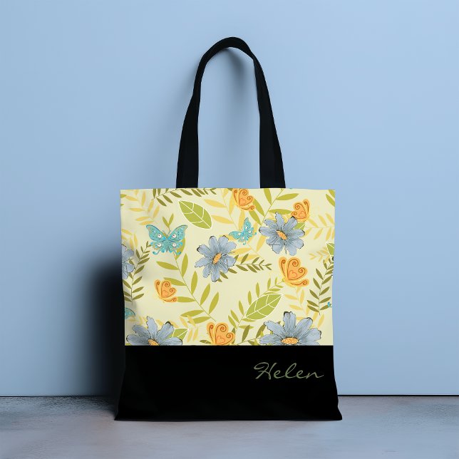 Botanisk Personlig Designer Tote Bag Tygkasse (Skapare uppladdad)