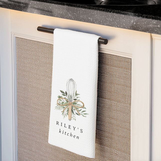 Botanisk Personlig för visk Kökshandduk (Skapare uppladdad)