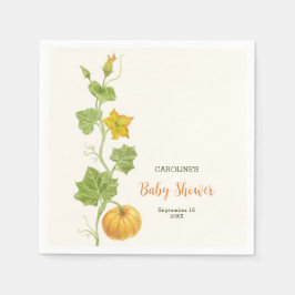 botanisk pumkin pappersservett