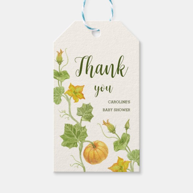 botanisk pumpravolja presentetikett (Framsidan)