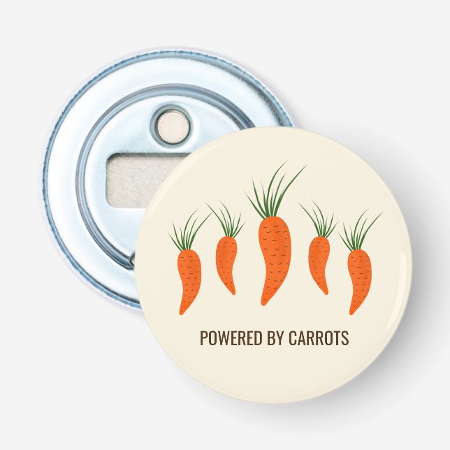 Botanisk samling morötter flasköppnare (Framsidan)