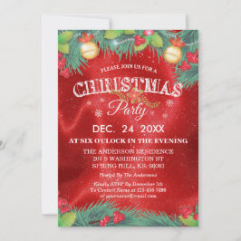Botanisk semester familjeåterträff julfest inbjudningar