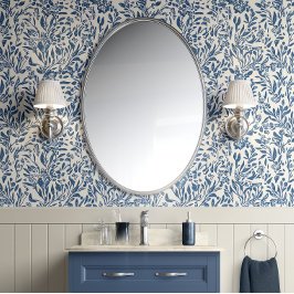 Botanisk serenity - Blue and White - Coastal