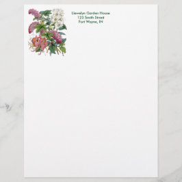 Botanisk sida för vintage