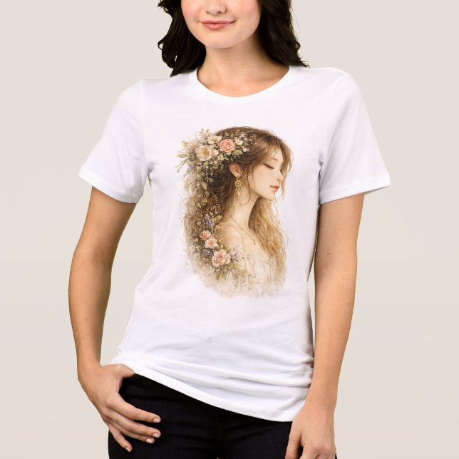 Botanisk Sidoprofil T Shirt (Framsida)