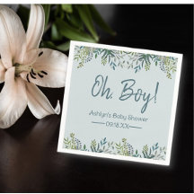 Botanisk Skönhet! Anpassad Baby Shower