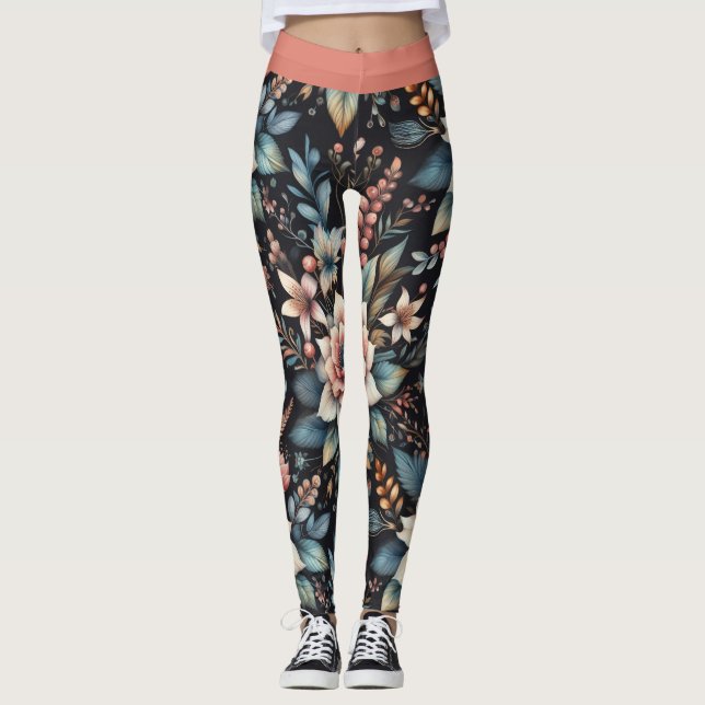 Botanisk Skönhet Leggings (Framsida)