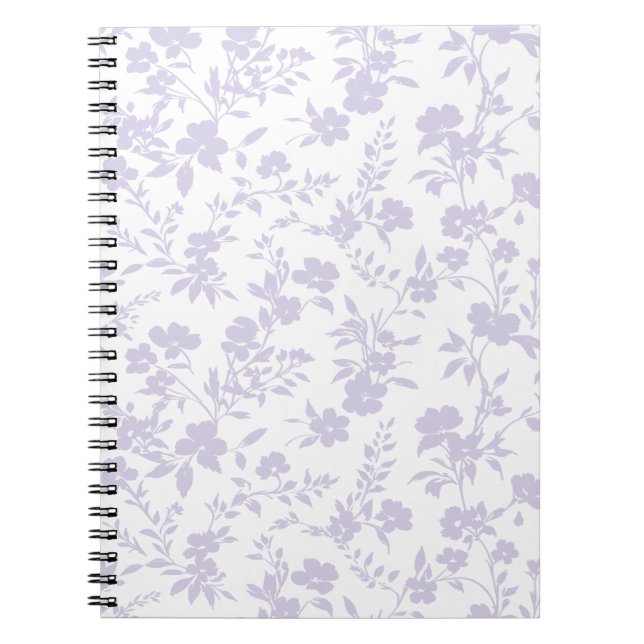 Botanisk Trädgård Dammig Lavendel - Neutral Anteckningsbok (Framsidan)