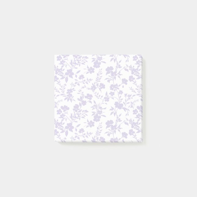Botanisk Trädgård Dammig Lavendel - Neutral Post-it Block (Framsida)