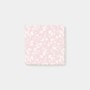 Botanisk Trädgård Neutral - Rosablomning Post-it Block