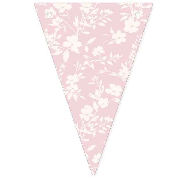 Botanisk trädgård Neutral - Rosablush Vimplar (Sextonde flaggan)