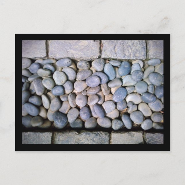 botanisk trädgård: sten väg vykort (Framsida)