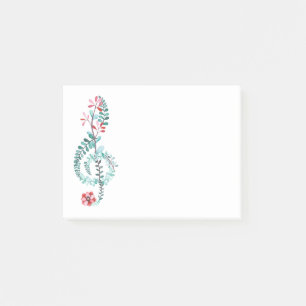 Botanisk Trebleklav Post-it Block