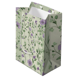 Botanisk utformning av lavender och Grönt