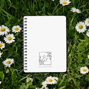 Botanisk Vapensköld   Timless Monogram Journal Anteckningsbok
