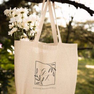 Botanisk Vapensköld Timless Monogram Tygkasse