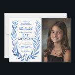 Botanisk vattenfärgsANPASSNINGSBAR PHOTO Fladdermu Inbjudningar<br><div class="desc">Perfekt-kort för att tillkännage ett bat mitzvah, pub mitzvah eller annat judiskt firande! Hand plockade delikata löv-trimma konst åt dig! FULLT ANPASSADE! Klicka på "Anpassa" ovan om du vill redigera texten och lägga till fotot. Klicka på "Redigera med verktyg" för att justera typsnitt, färg och placeringar. Du kan också enkelt...</div>