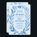 Botanisk vattenfärgsANPASSNINGSBAR QR Pub Bat mitz Inbjudningar<br><div class="desc">Perfekt-kort för att tillkännage ett bat mitzvah, pub mitzvah eller annat judiskt firande! Hand plockade delikata löv-trimma konst åt dig! FULLT ANPASSADE! Klicka på "Anpassa" ovan om du vill redigera texten och lägga till länken till QR-koden. Klicka på "Redigera med verktyg" för att justera typsnitt, färg och placeringar. Ta bort...</div>
