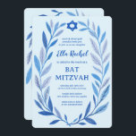 Botanisk vattenfärgsANPASSNINGSBAR QR Pub Bat mitz Inbjudningar<br><div class="desc">Perfekt-kort för att tillkännage ett bat mitzvah, pub mitzvah eller annat judiskt firande! Hand plockade delikata löv-trimma konst åt dig! FULLT ANPASSADE! Klicka på "Anpassa" ovan om du vill redigera texten och lägga till länken till QR-koden. Klicka på "Redigera med verktyg" för att justera typsnitt, färg och placeringar. Ta bort...</div>