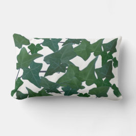 Botanisk vattenfärgsGrönt Engelska Ivy Lumbarkudde