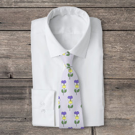 Botanisk Vild Pansy Pastel Flower Slips