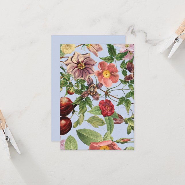 Botanisk vintage design (Fram/Back In Situ)