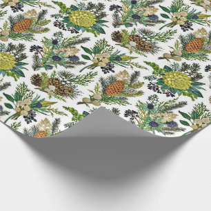 botanisk vinter presentpapper